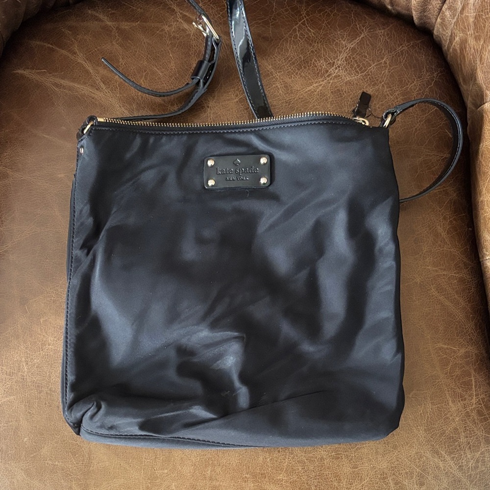 Kate Spade Black Nylon Crossbody Bag